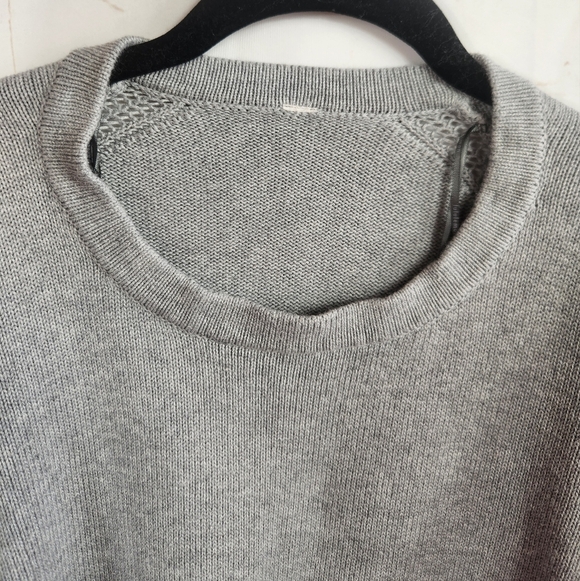 Lululemon Bhakti Reality Knit Casual Preppy Short Sleeve Heathered Grey 6 - Picture 5 of 13